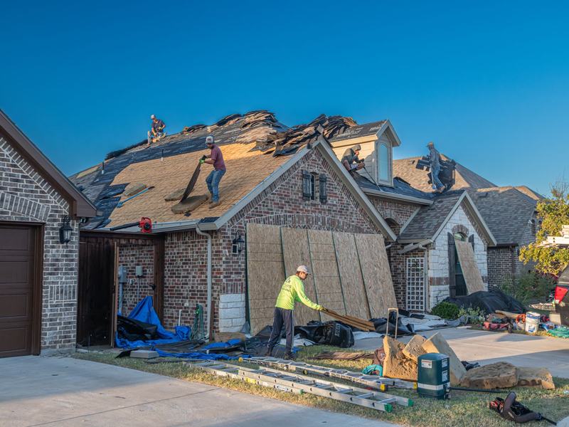 Roofing project in Davenport, IA